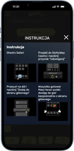 Pobierz progresywną aplikację internetową (PWA) Slottyway